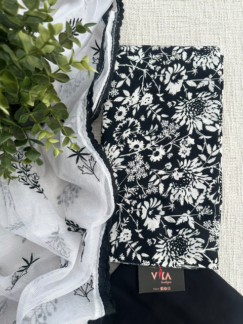 Printed cotton suit material