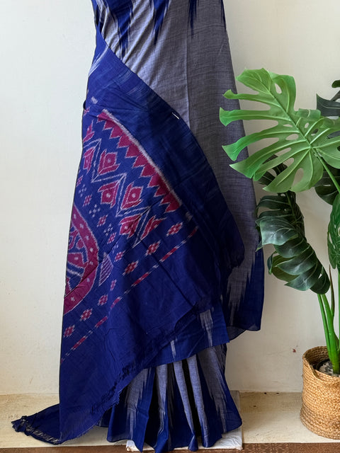 Sambhalpur pure Ikat cotton saree