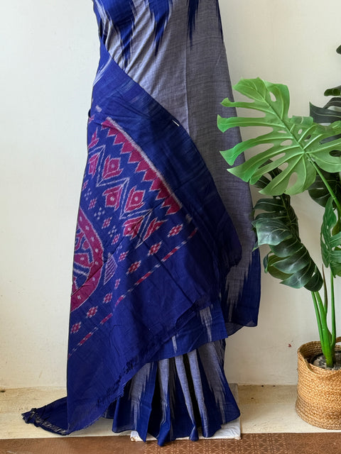 Sambhalpur pure Ikat cotton saree