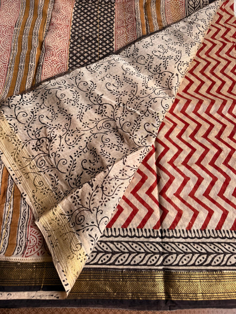 Maheswari border chanderi saree