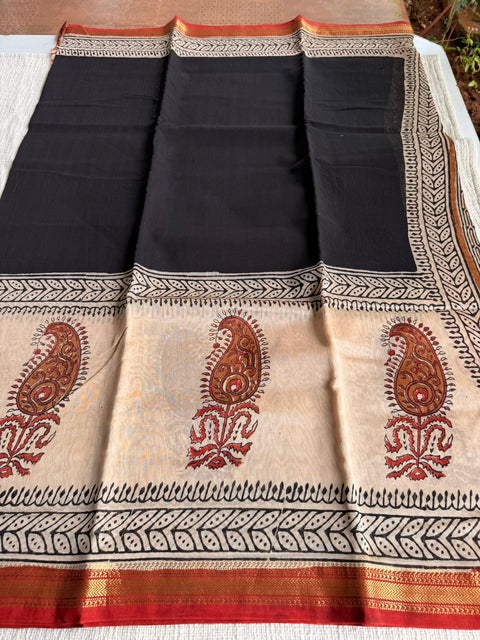 Maheswari border chanderi saree