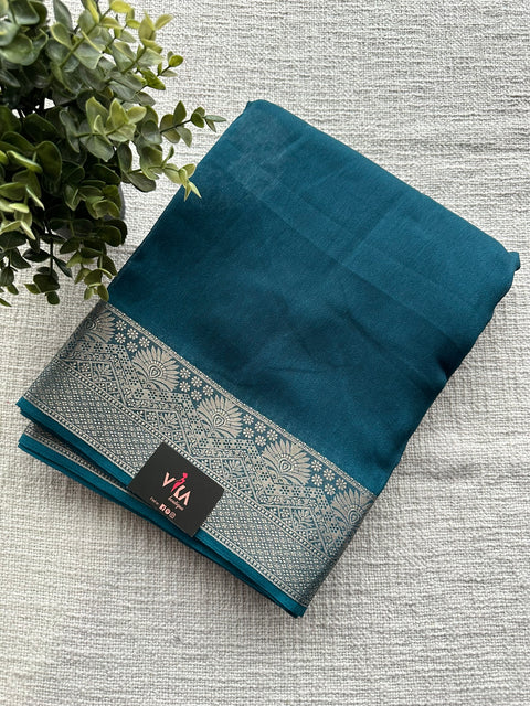 Printed dola silk saree with blouse