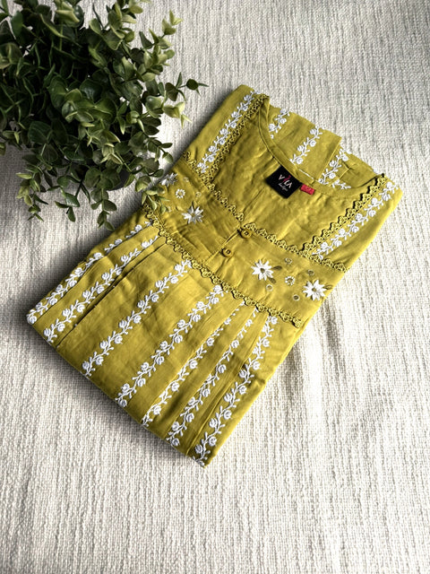 L and XL size Celebrity cotton Emb nighty