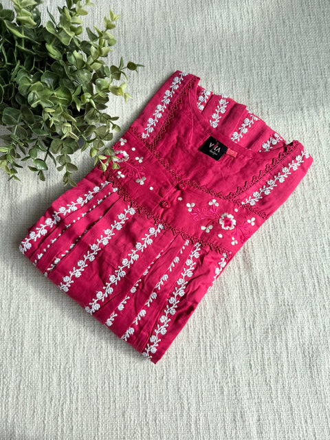 L and XL size Celebrity cotton Emb nighty