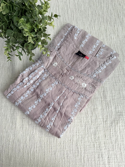 L and XL size Celebrity cotton Emb nighty