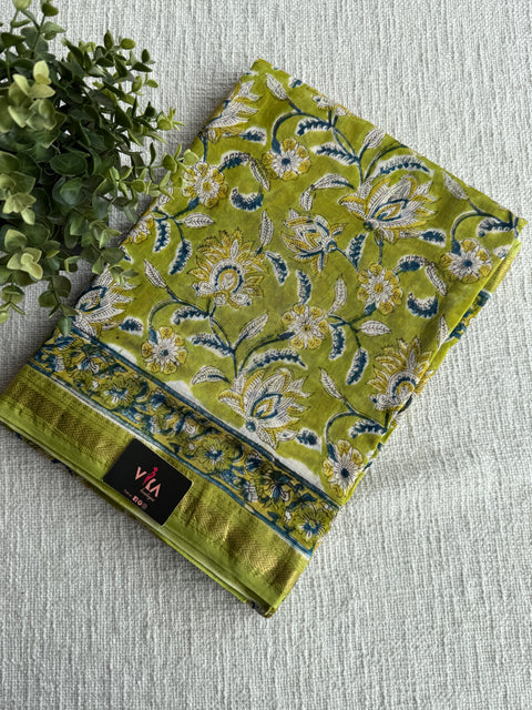 Maheswari border chanderi saree