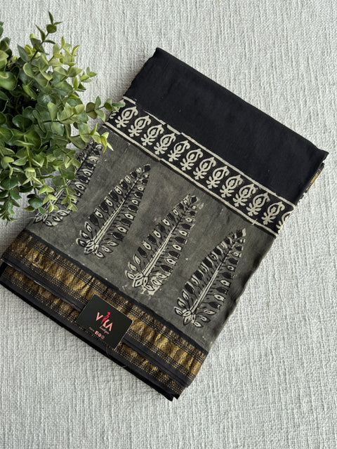 Maheswari border chanderi saree