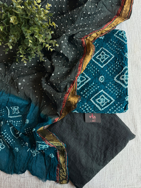 Bandhej cotton salwar material