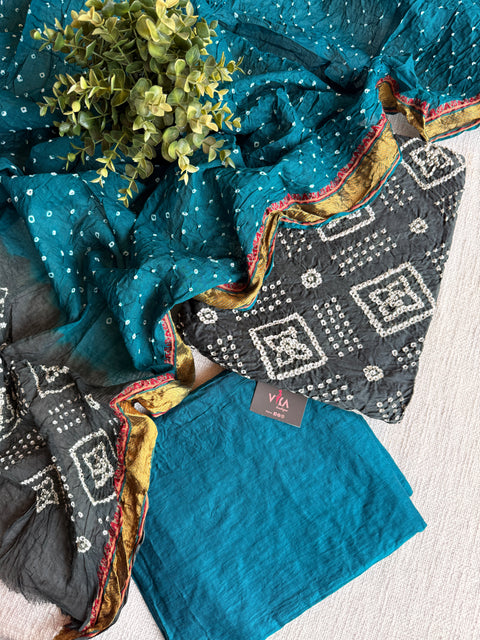 Bandhej cotton salwar material