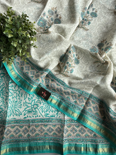 Maheswari border chanderi saree