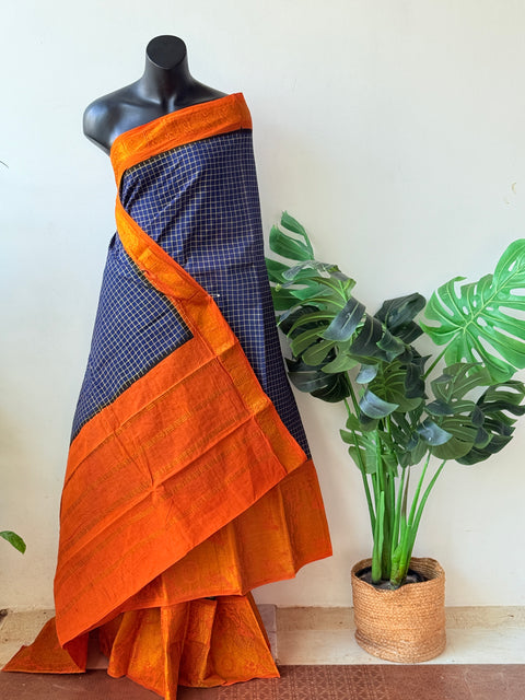 Sungudi cotton saree without Blouse