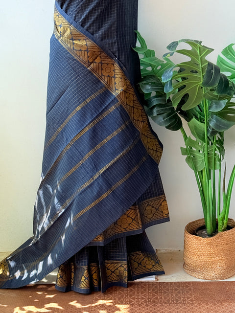 Sungudi cotton saree without Blouse