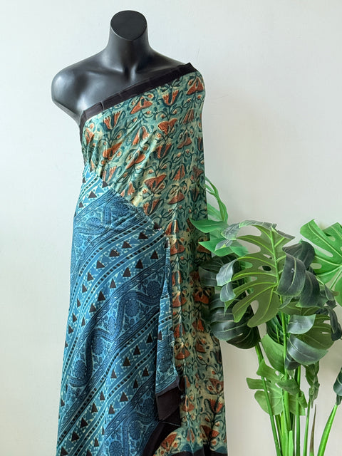 Vanaspati printed modal silk saree