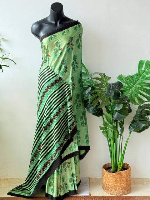 Vanaspati printed modal silk saree