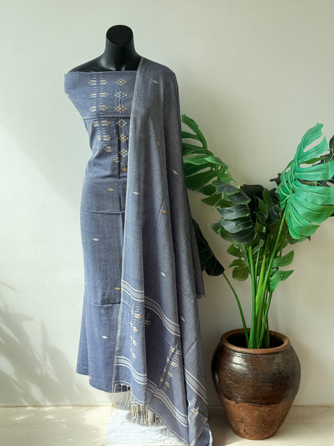 Jamdhani top and dupatta