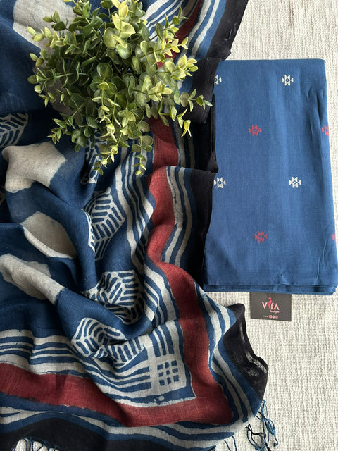 Handloom cotton salwar material