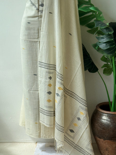 Jamdhani top and dupatta