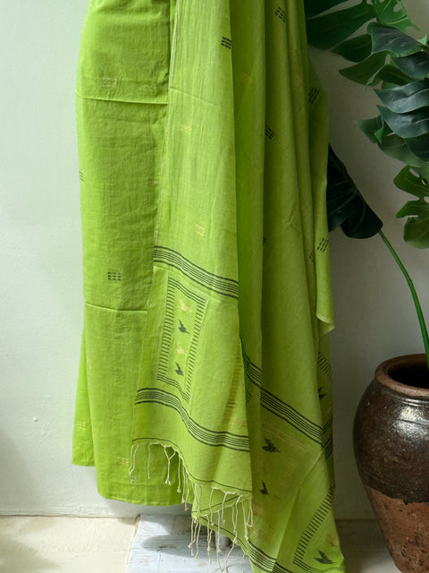 Jamdhani top and dupatta