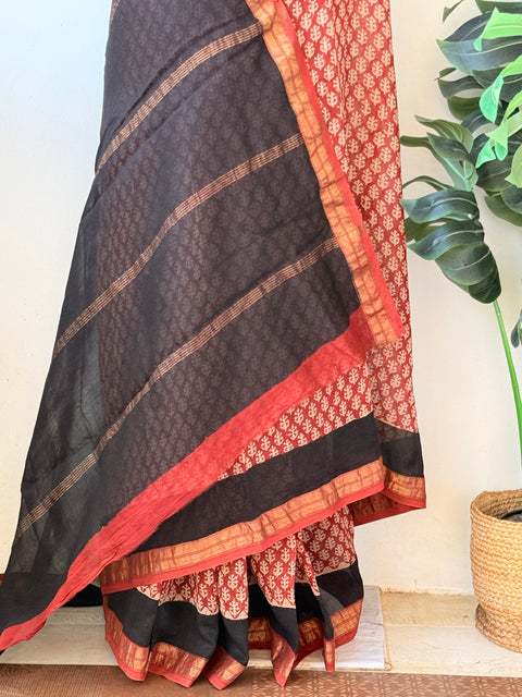 Maheswari border chanderi saree
