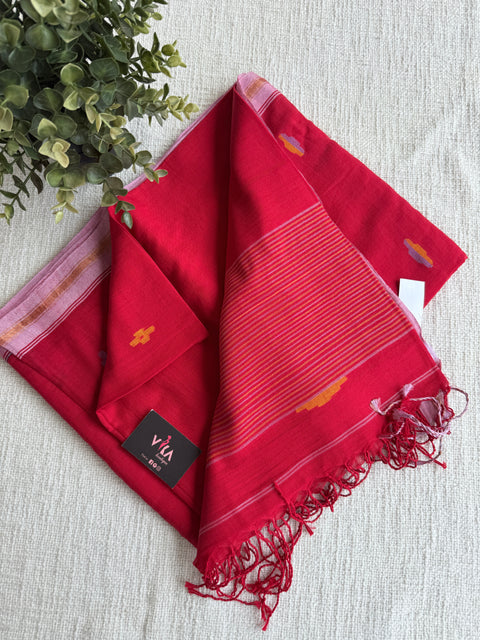 Parwa Bhutti mul cotton saree