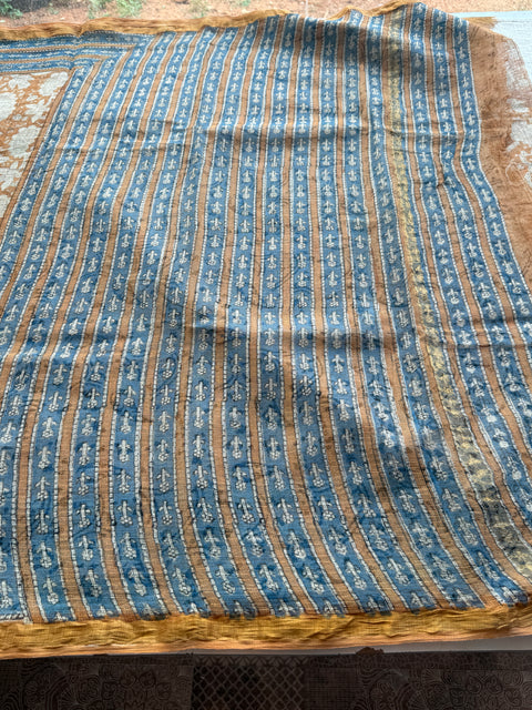 Printed kota cotton saree