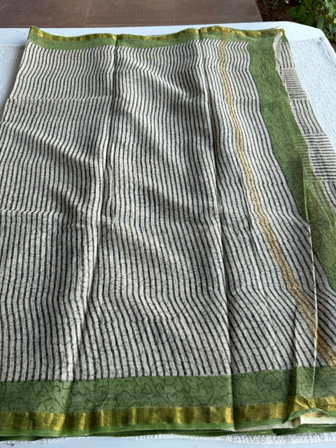 Printed kota cotton saree