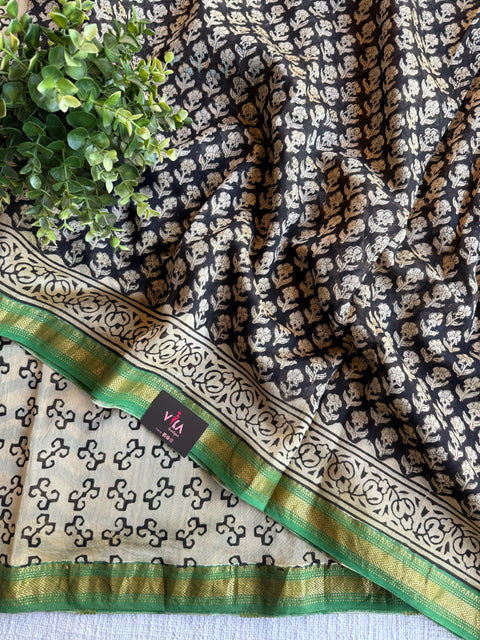 Maheswari border chanderi saree