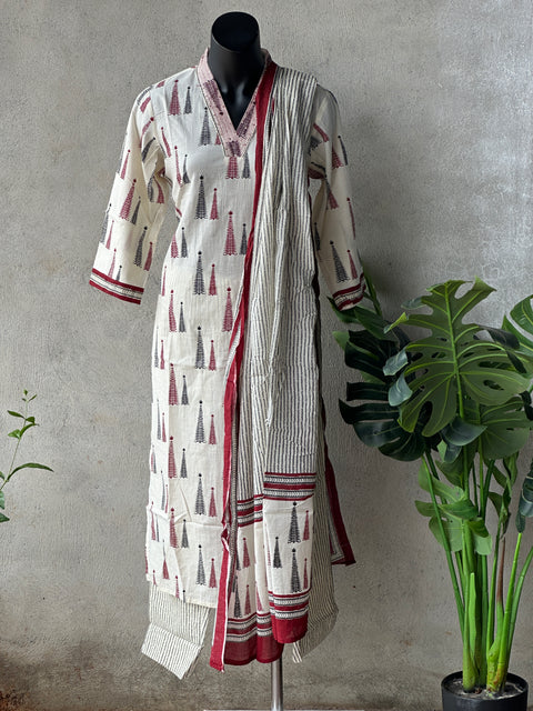 Printed cotton Ready kurta pant