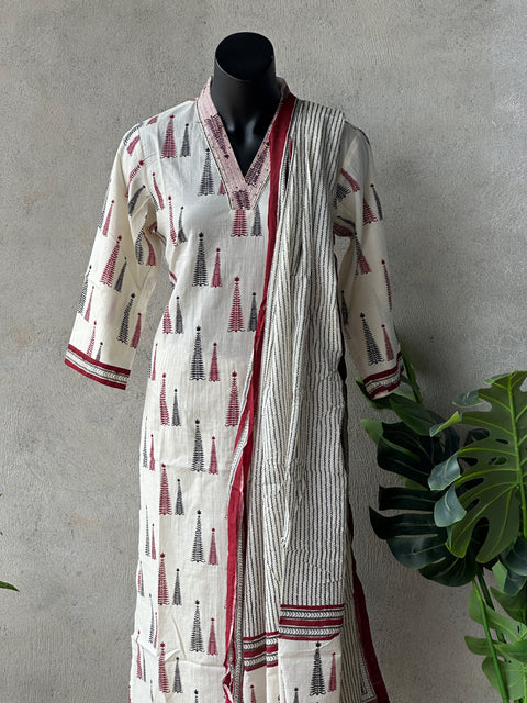 Printed cotton Ready kurta pant