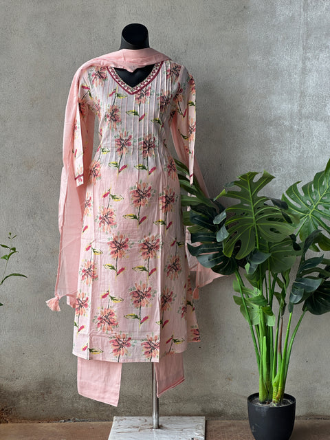 Printed cotton Ready kurta pant