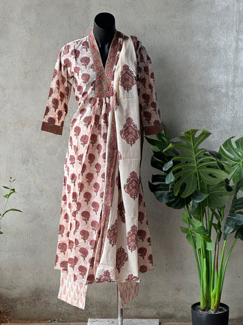 Printed cotton Ready kurta pant