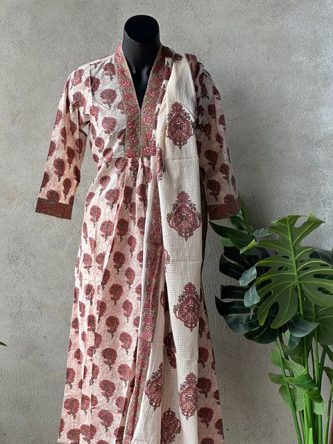 Printed cotton Ready kurta pant