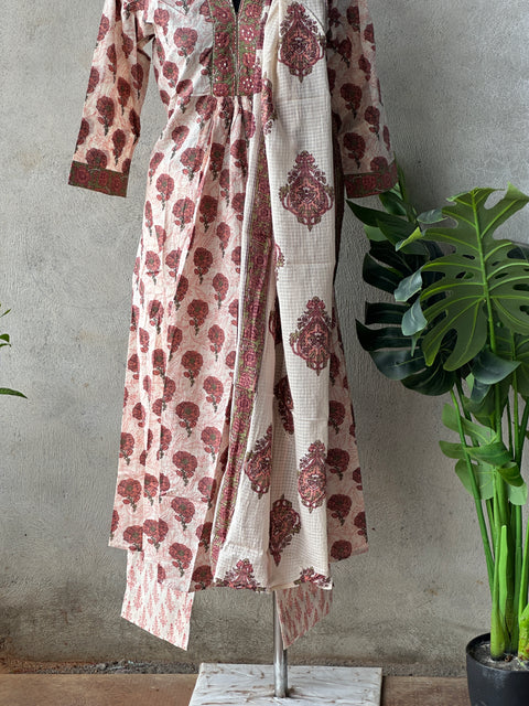 Printed cotton Ready kurta pant