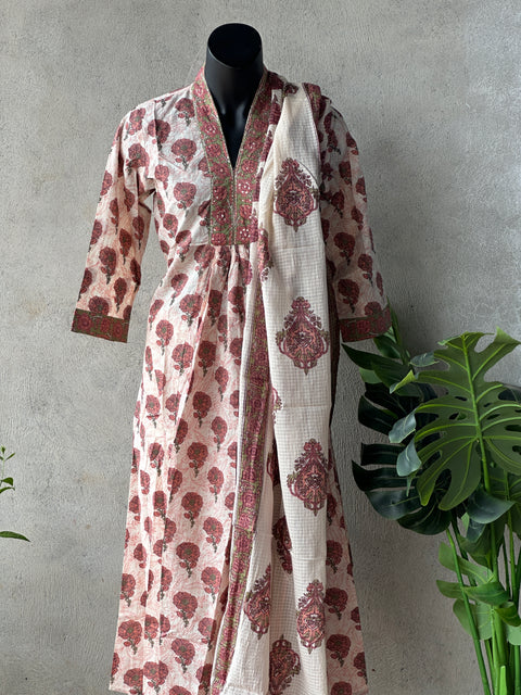 Printed cotton Ready kurta pant