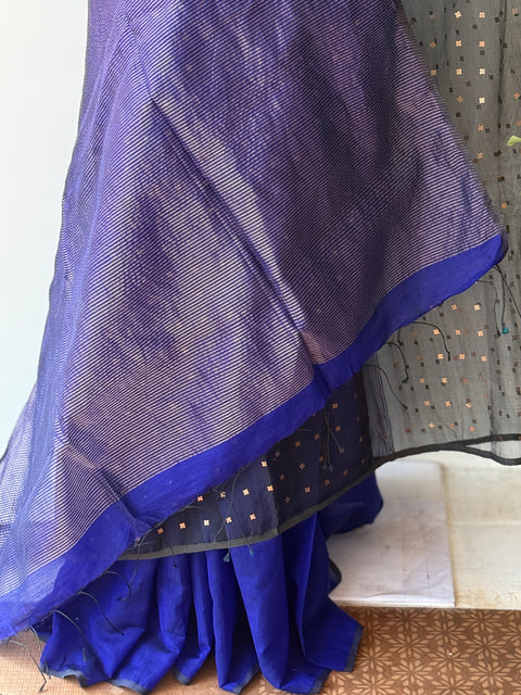 Sequins work organza saree