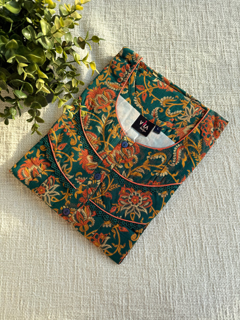 L size Trendy cotton nighty