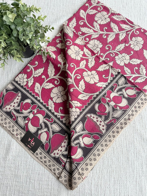 Kalamkari cotton saree