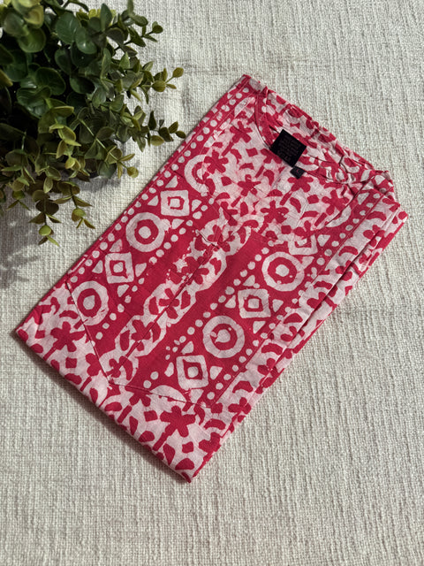 L size printed Batik cotton Nighty