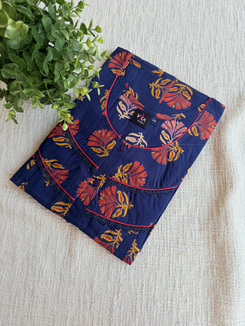 XXL size Trendy cotton nighty