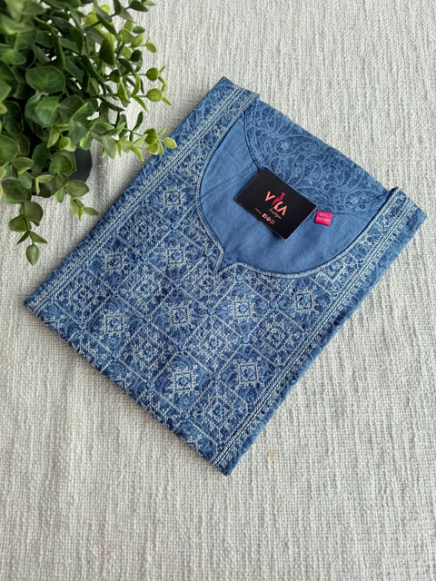 L size printed cotton nighty