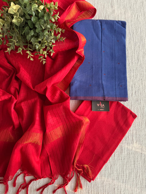 Handloom cotton salwar material
