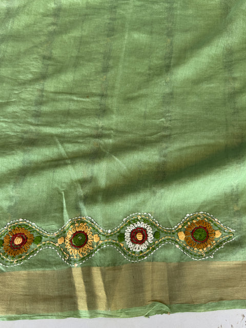 Hand emb banaswara saree