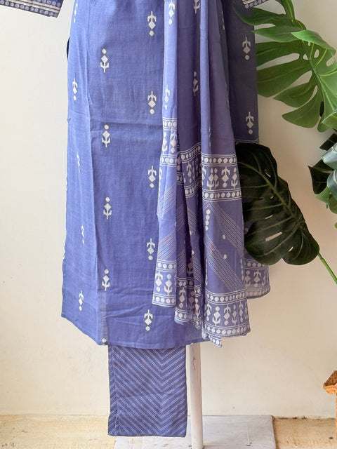 Handloom cotton suit set