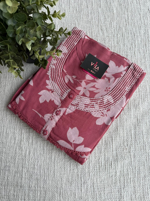 3XL Size Digital Printed alpine nighty