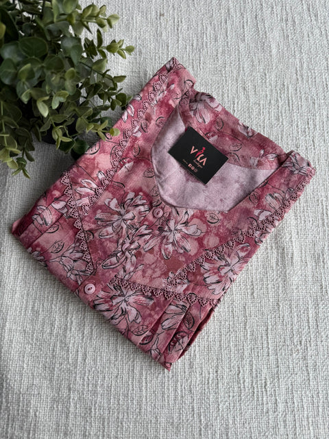 L Size Printed alpine nighty