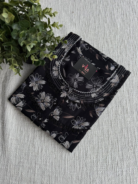 L Size Printed alpine nighty