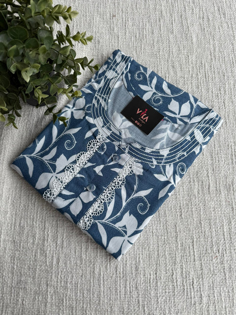 XXL Size Printed alpine nighty