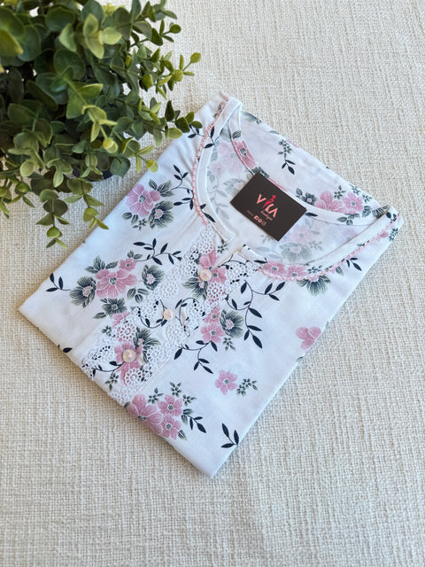 XL size printed Alpine nighty