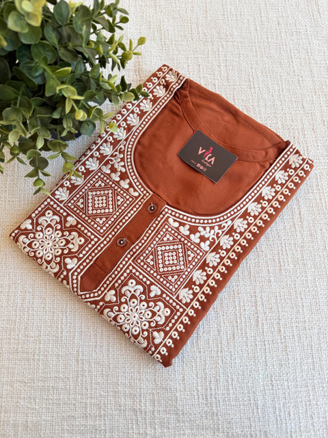 XL size printed Alpine nighty
