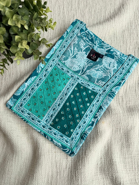 L size Trendy cotton nighty